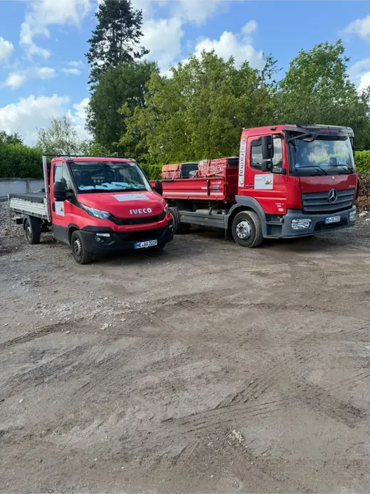 Fuhrpark und Baustelle – Projekt von Bajramaj Garten- und Landschaftsbau